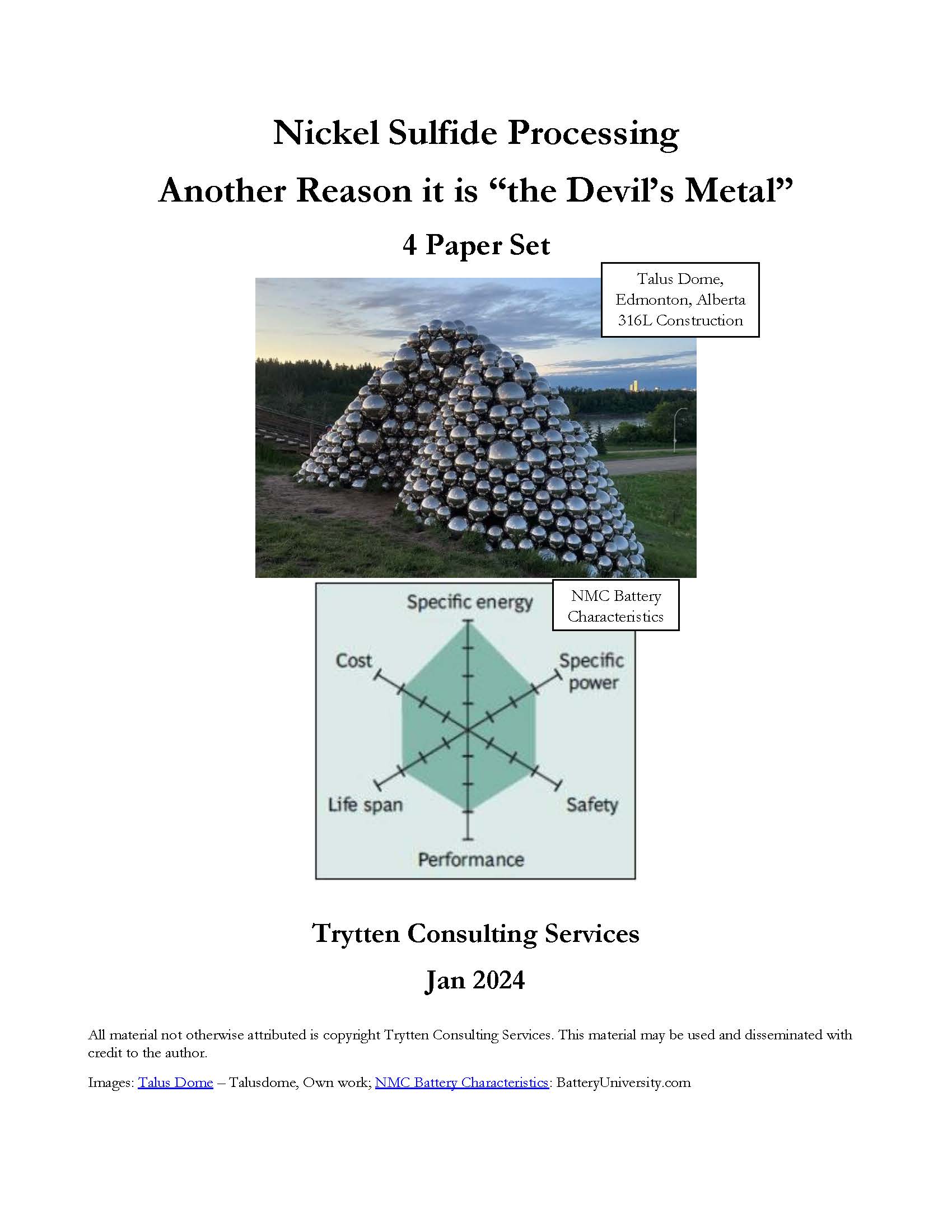 Nickel Sulfide Processing Another Reason it is “the Devil’s Metal”